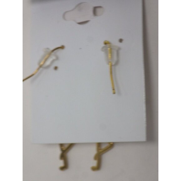 Pink Flamingo Earrings  Enamel Dangle Drop Hook - Picture 4 of 4